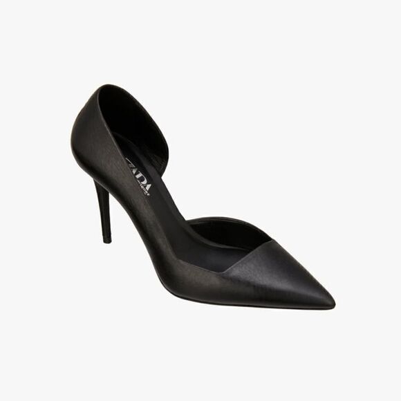 NEW ZARA LEATHER HEELED SHOES NARCISO RODRIGUEZ ZARA - Picture 8 of 10